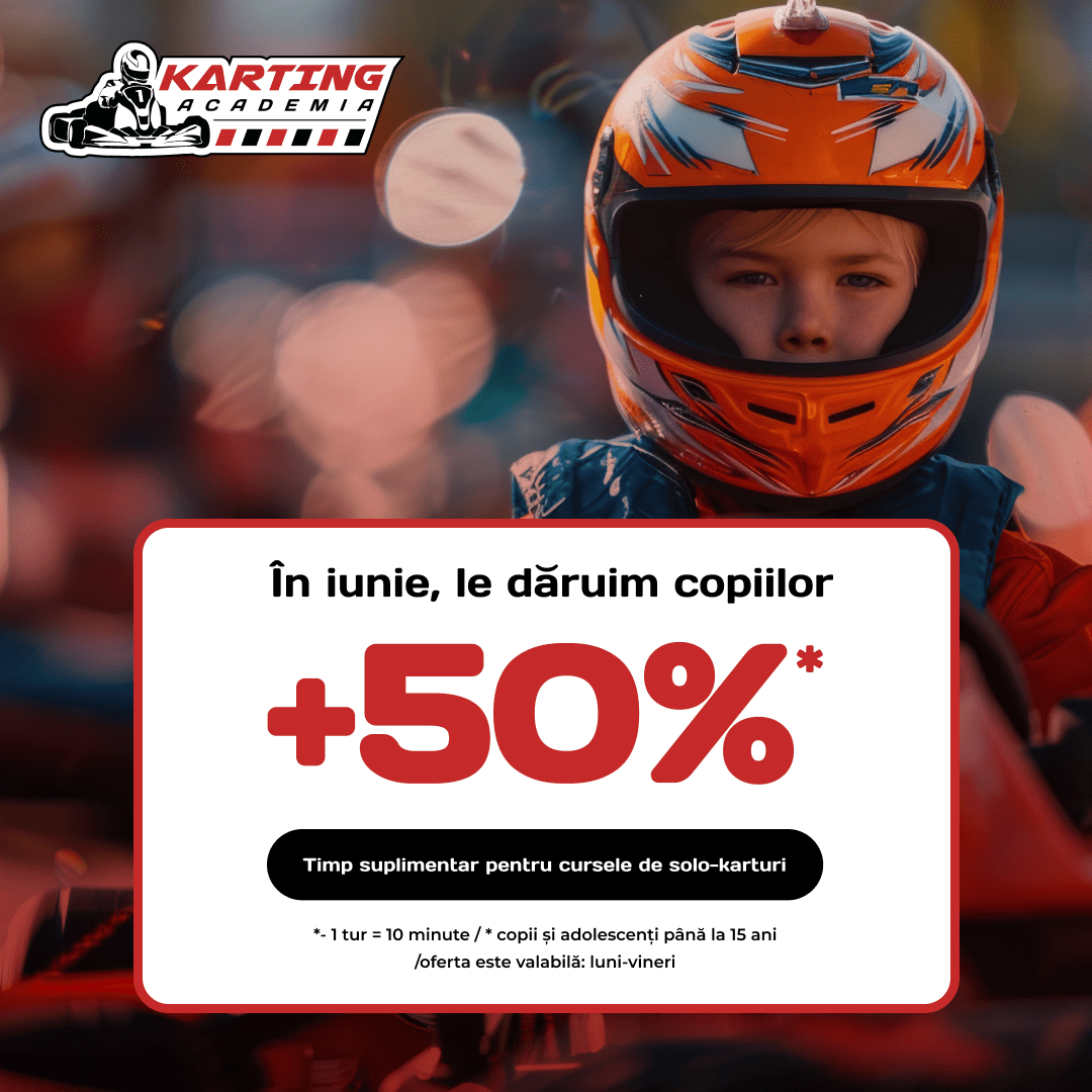 În luna iunie le dăruim copiilor + 50%